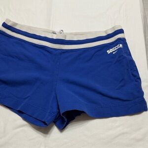 Nike Women's Athletic Shorts in Blue and Gray